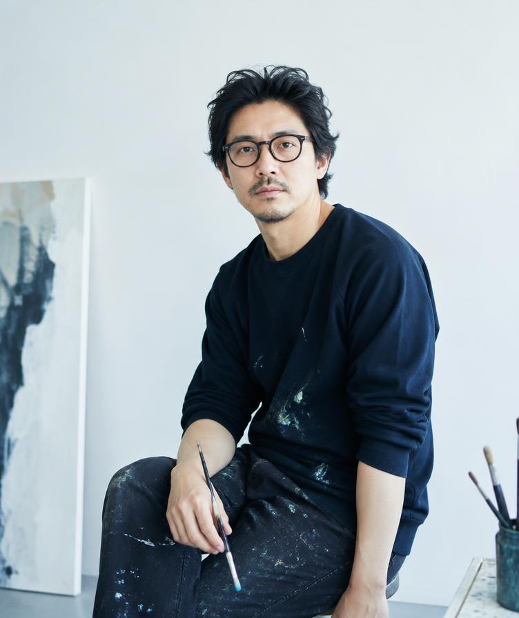 Portrait of Marco Ito in the studio